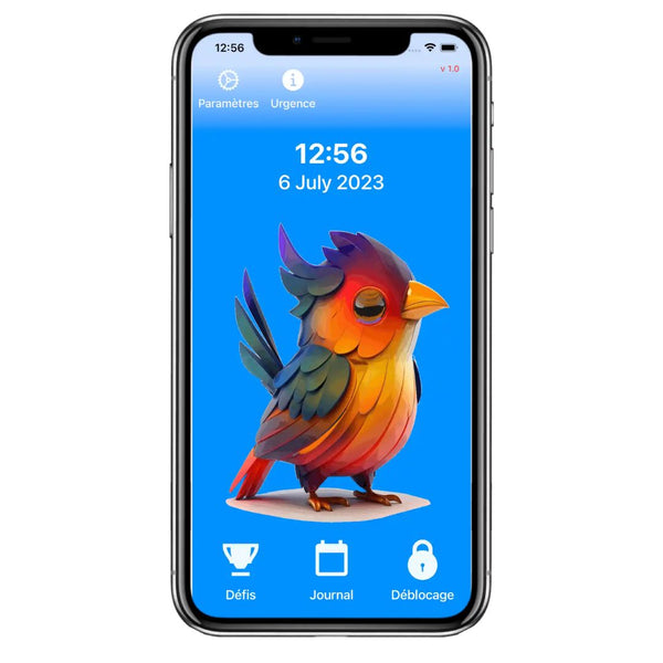 Interface de l'application PhonixHealth